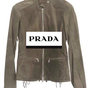 Prada Leather Moto Jacket